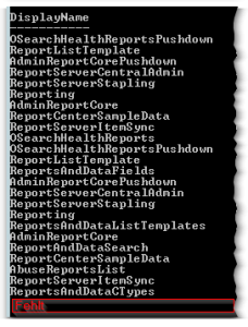SSRS Feature fehlt - CMDlet - Get-SPFeature where DisplayName -like report - Feature ReportServer fehlt