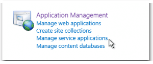 ZA - CA - Application Management - Manage service applications - Anwendungsverwaltung - Dienstanwendungen verwalten - SharePoint 2013