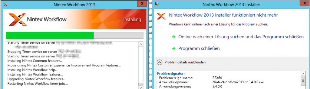 Nintex-Workflow-2013-Installer-AppCrash-BEX64
